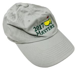 Masters 2017 Hat Cap Adjustable Merch Golf Casual Sport Beige